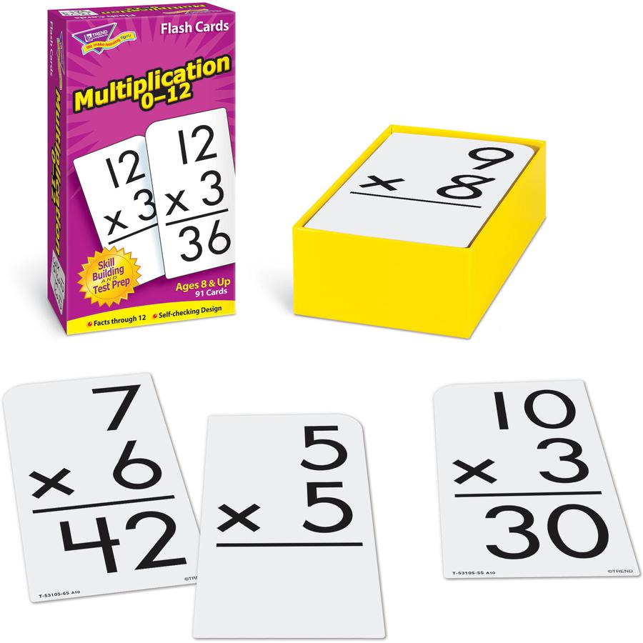 Trend Math Flash Cards - Educational - 1 / Box. Picture 3