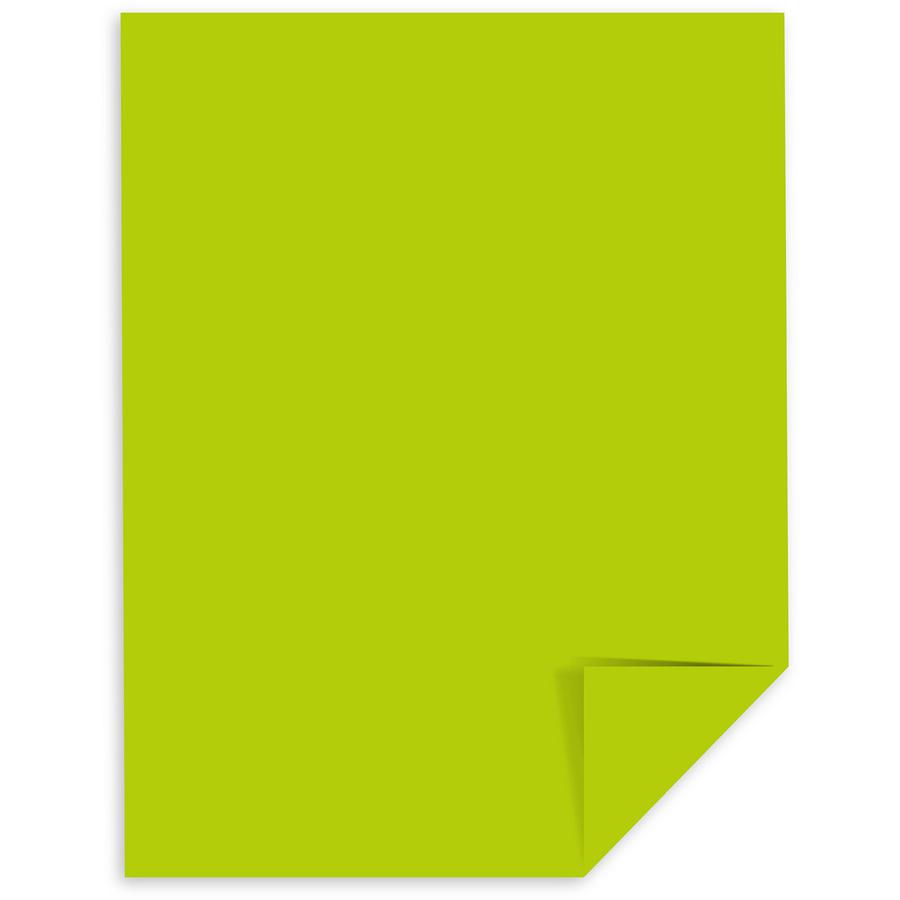 Astrobrights Color Card Stock - Terra Green - Letter - 8 1/2" x 11" - 65 lb Basis Weight - Smooth - 250 / Pack - Green Seal - Acid-free, Lignin-free, Durable, Heavyweight - Terra Green. Picture 3