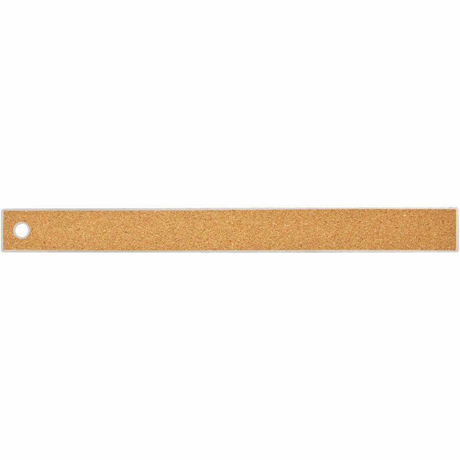 Westcott Stainless Steel Rulers - 12" Length x 1" Width - 1/16, 1/32 Graduations - Metric, Imperial Measuring System - Stainless Steel - Stainless Steel - 1 Each. Picture 8