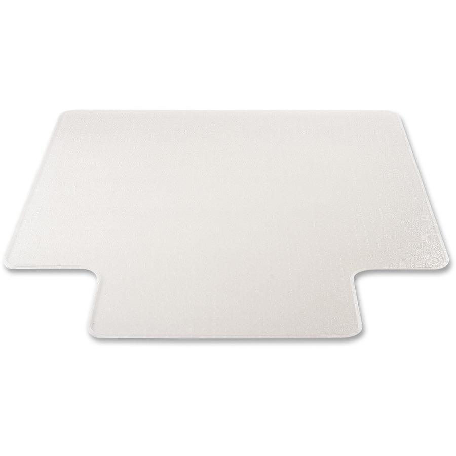 Deflecto RollaMat for Carpet - Carpeted Floor - 53" Length x 45" Width - Vinyl - Clear - 1Each. Picture 4