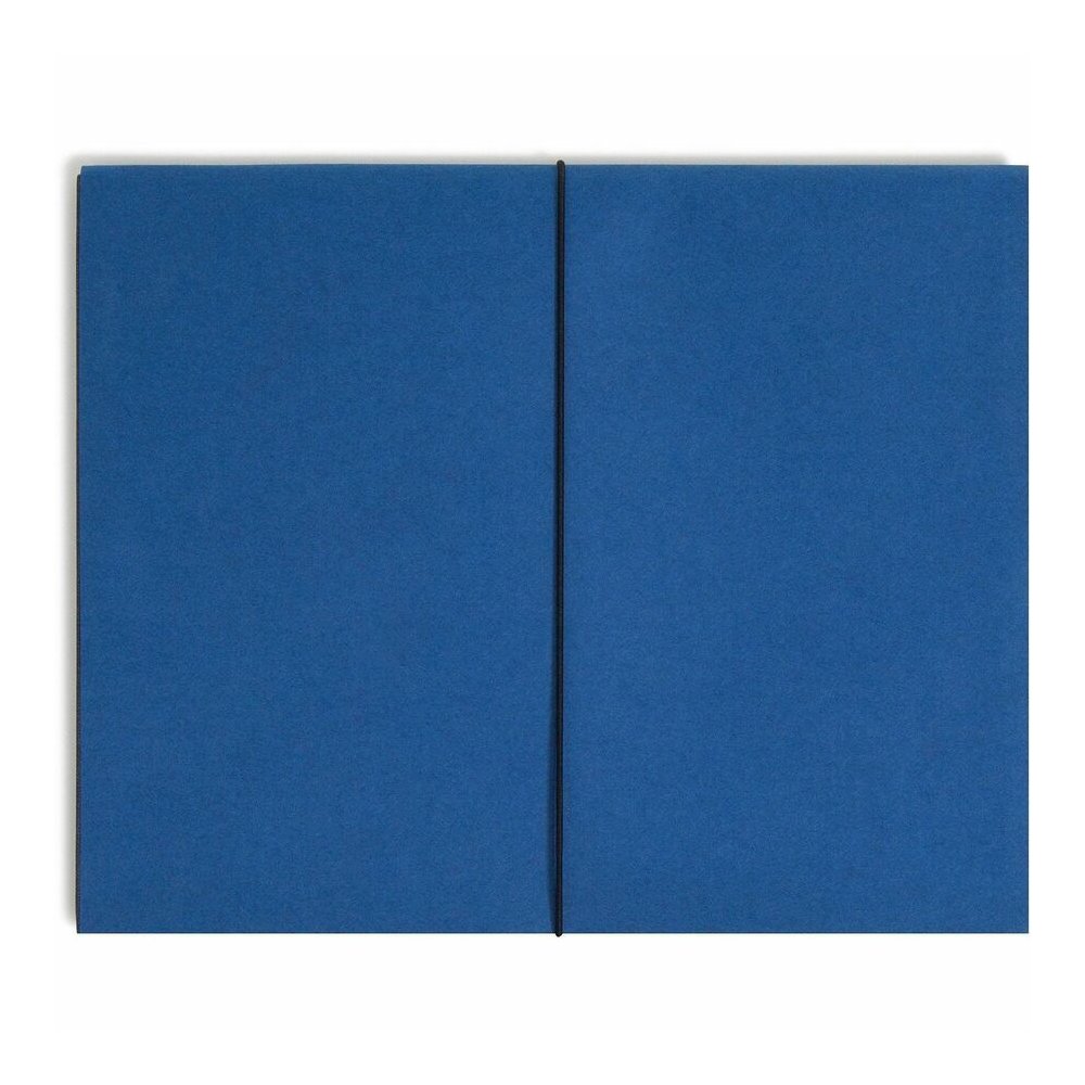 Smead Letter Recycled File Wallet - 8 1/2" x 11" - 5 1/4" Expansion - Navy - Elastic Closure, Reinforced Gusset, Tear Resistant - 10% Recycled - 1 Each. Picture 9