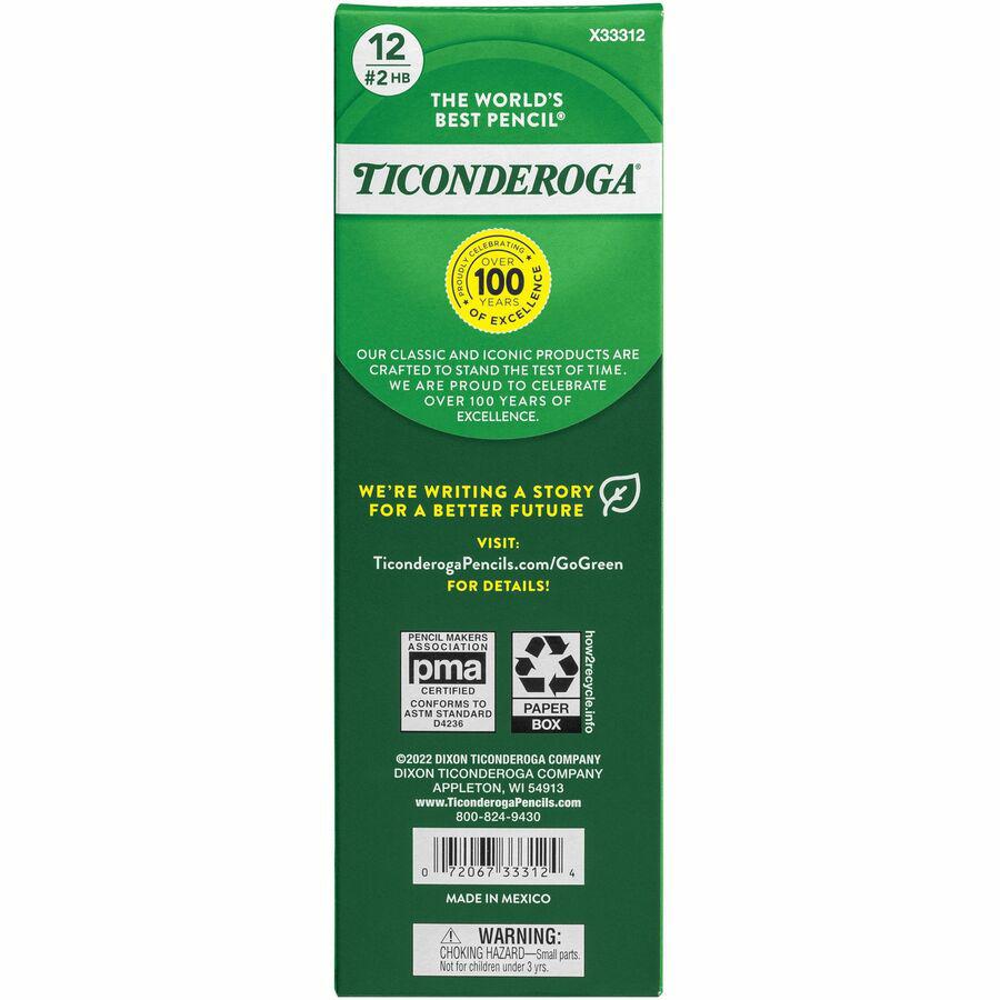 Ticonderoga My First Pre-Sharpened No. 2 Pencils with Erasers - #2 Lead - Yellow Barrel - 1 Dozen. Picture 4
