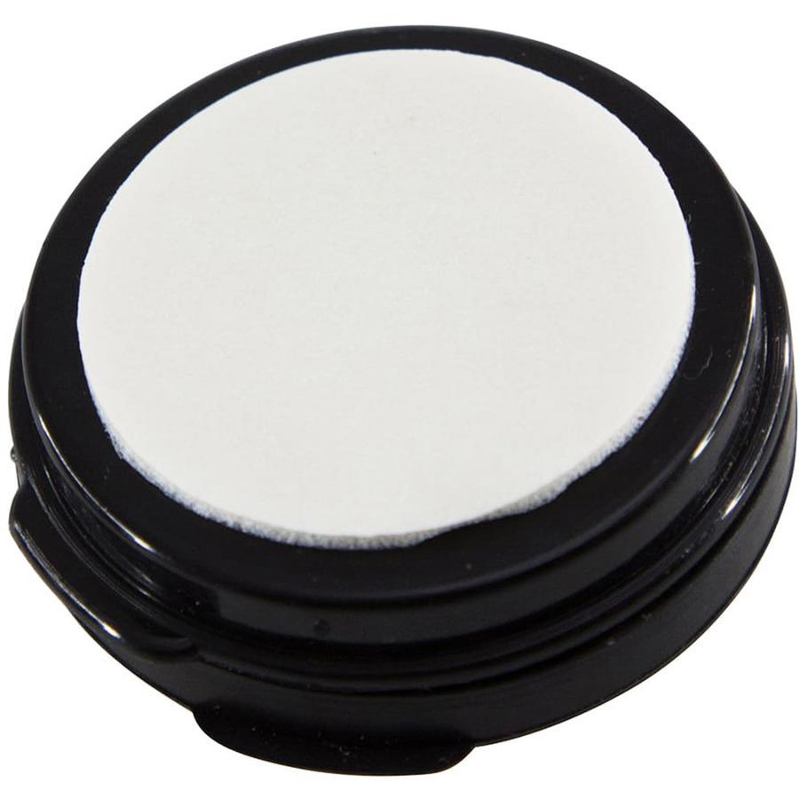 SICURIX Adhesive Fingerprint Ink Pad - 1 Each - 1.5" Height x 1.5" Width x 1.5" Depth - Black Ink - Black. Picture 4