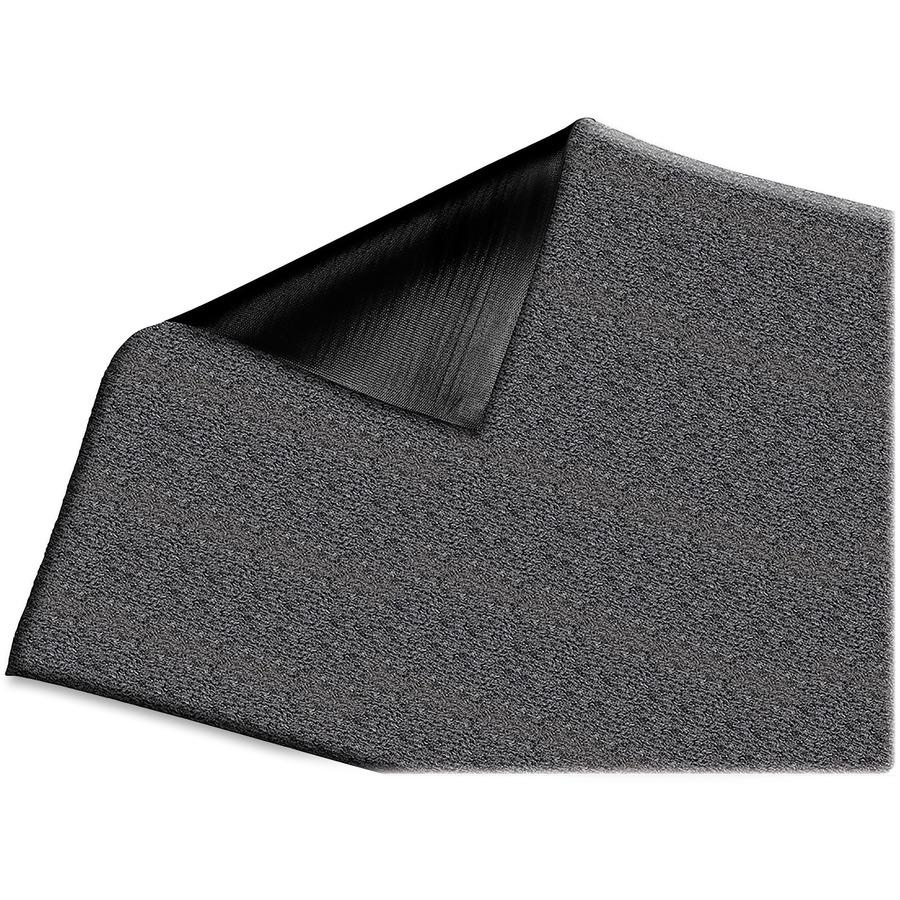 Genuine Joe Soft Step Vinyl Anti-Fatigue Mats - Warehouse - 10 ft Length x 36" Width x 0.375" Thickness - Vinyl - Black - 1 Each. Picture 4