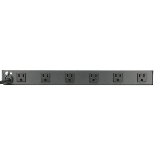 Tripp Lite by Eaton Power Strip Rackmount Metal 120V 5-15R Right Angle 12 Outlet 1U - NEMA 5-15P - 12 NEMA 5-15R. Picture 3