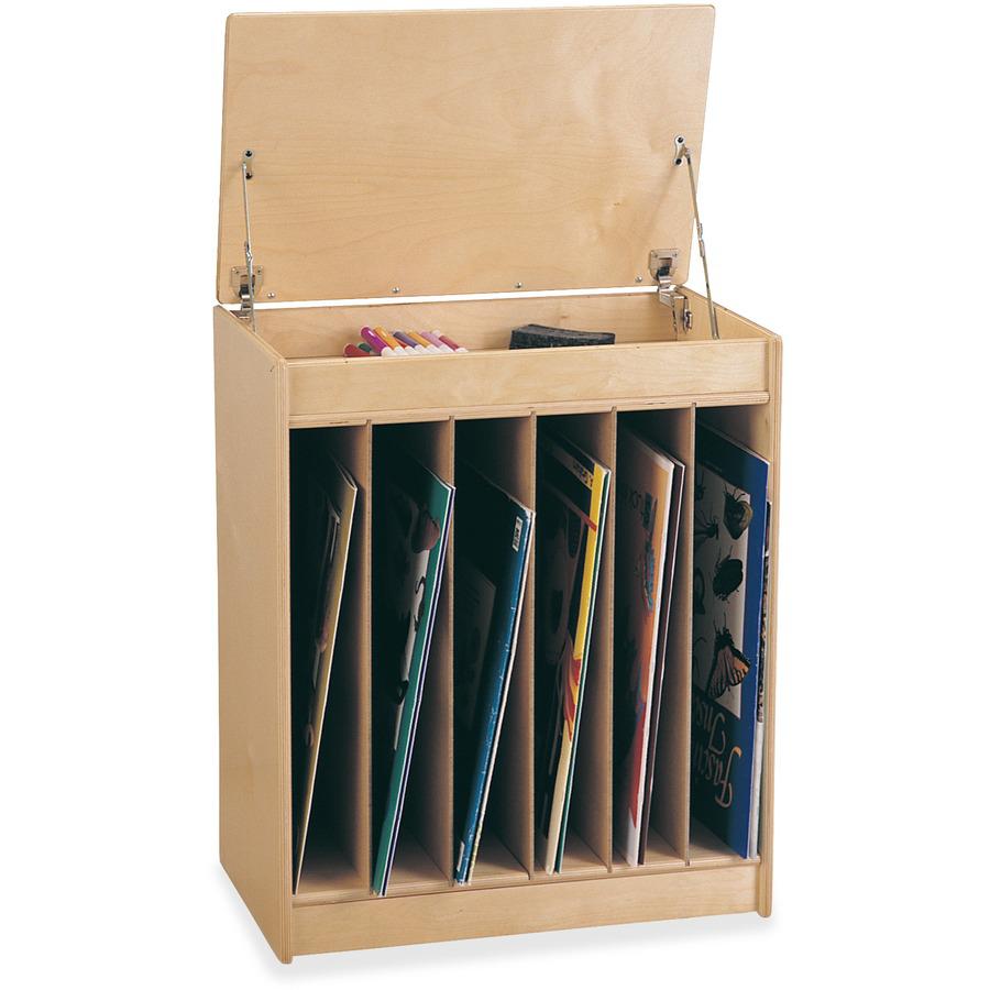 Jonti-Craft Rainbow Accents Big Book Write-n-Wipe Easel - 24.5" Width x 15" Depth x 30" Height - 1 Each - Baltic - Rubber, Acrylic. Picture 2