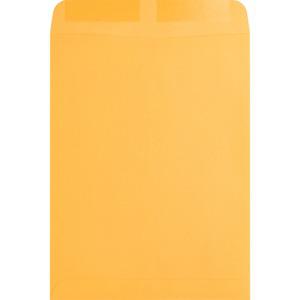 Business Source Kraft Gummed Catalog Envelopes - Catalog - #10 1/2 - 9" Width x 12" Length - 28 lb - Gummed - Kraft - Kraft - 250 / Box. Picture 6