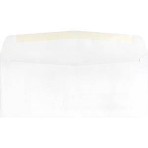 Business Source Economical No. 10 Window Envelope - Single Window - #10 - 9 1/2" Width x 4 1/8" Length - 24 lb - 500 / Box - White. Picture 7