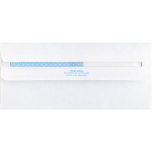 Business Source No. 9 Double Window Invoice Envelopes - Double Window - #9 - 8 7/8" Width x 3 7/8" Length - 24 lb - Self-sealing - White - 500 / Box. Picture 3