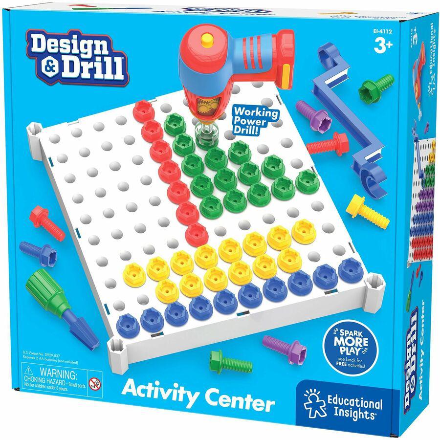 Educational Insights Design/Drill Activity Center - Theme/Subject: Learning - Skill Learning: Imagination, Creativity, Motor Skills, Color Matching, Skill Drill - 3-6 Year. Picture 3