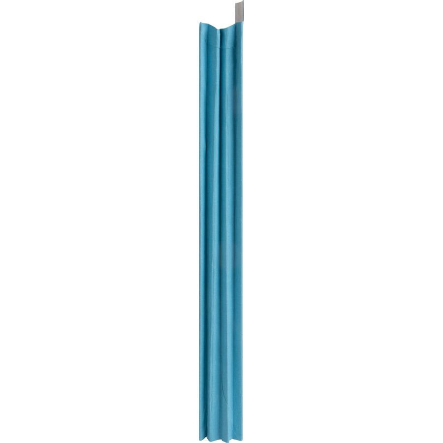 Nature Saver Letter Recycled Classification Folder - 8 1/2" x 11" - End Tab Location - 2 Divider - 25 pt. - Fiberboard - Blue - 100% Recycled - 10 / Box. Picture 6