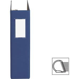 Business Source Slanted D-ring Binders - 2" Binder Capacity - 3 Ring - Fastener: D-Ring - Pocket: 2, Internal - Chipboard, Polypropylene - Blue - No - PVC-free, Non-stick, Spine Label, Gap-free Ring, . Picture 2