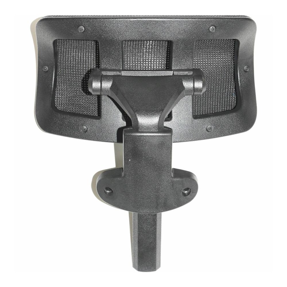 Lorell Mesh High-Back Office Headrest - Black - Nylon - 1 Each. Picture 5