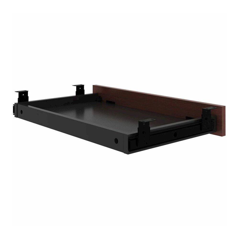 Lorell Universal Center Drawer - 28.35" Length x 16.73" Width x 5.12" Height - Mahogany, Laminate - 1 Each. Picture 10
