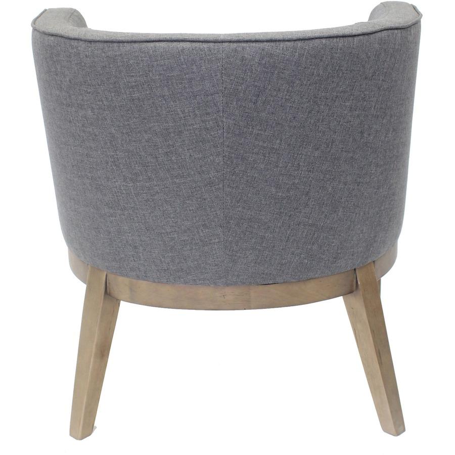 Boss Accent Chair, Beige - Slate Gray - 1 Each. Picture 6