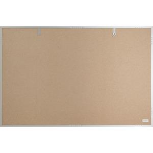 Lorell Bulletin Board - 36" Board Height x 48" Board Width - Cork Surface - Long Lasting, Warp Resistant - Brown Aluminum Frame - 1 Each. Picture 3