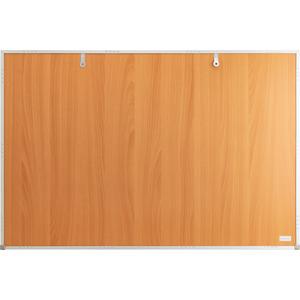 Lorell Economy Dry-erase Board - 24" (2 ft) Width x 18" (1.5 ft) Height - White Melamine Surface - White Aluminum Frame - Rectangle - 1 Each. Picture 5