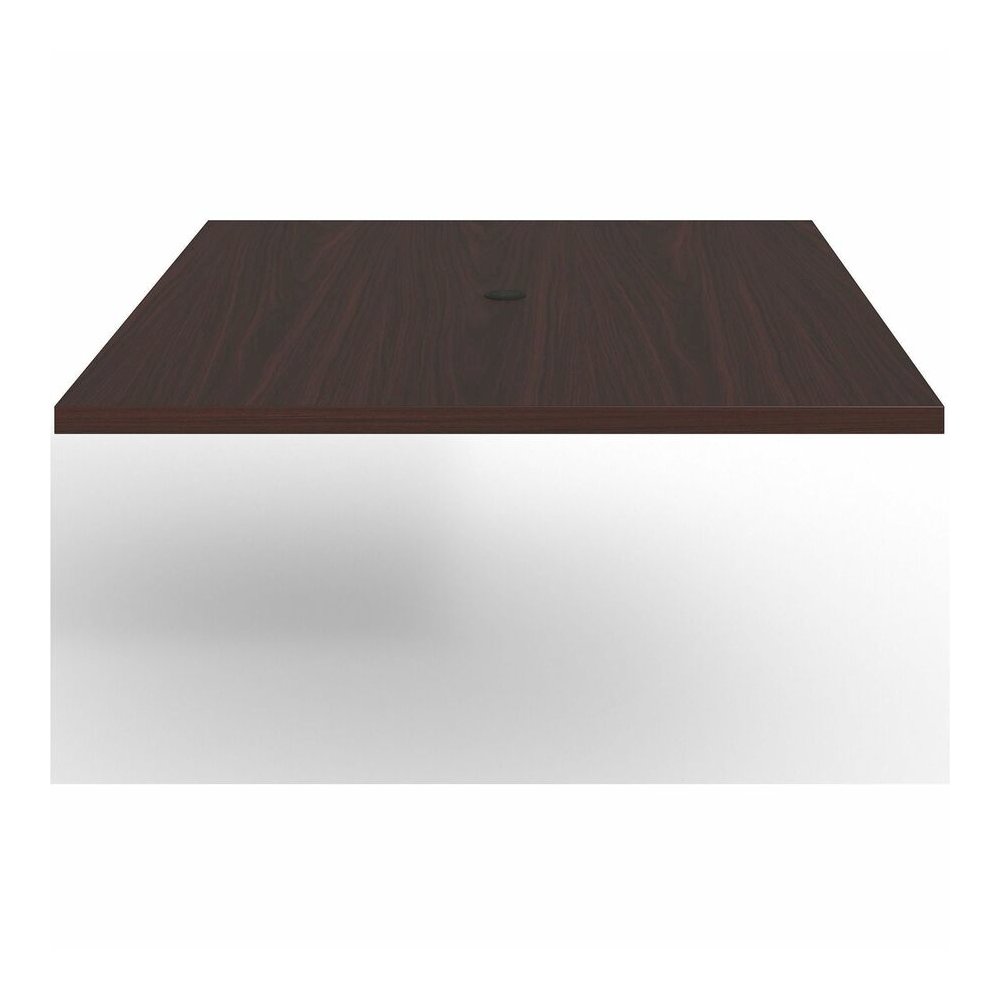 Lorell Prominence 2.0 Rectangular Conference Tabletop - Mahogany Rectangle, Laminated Top - 60" Table Top Width x 48" Table Top Depth x 1.50" Table Top Thickness - Conferencing, Office - Assembly Requ. Picture 9