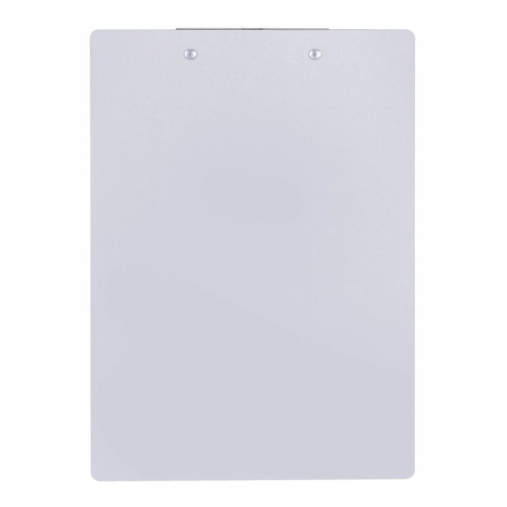 Business Source Aluminum Clipboard - 8 1/2" x 11" Sheet Size - Aluminum - Silver - 1 Each. Picture 6