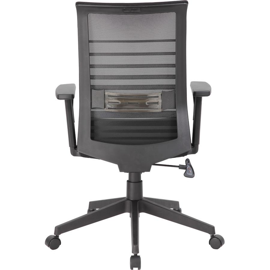 Boss Mesh Task Chair - Black Seat Color - Black Back Color - Mesh Back Material - Black Frame Color - 5-star Base - 1 Each. Picture 7