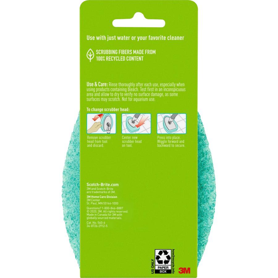 Scotch-Brite Bath Scrubber Refills - Blue - 6 / Carton. Picture 3