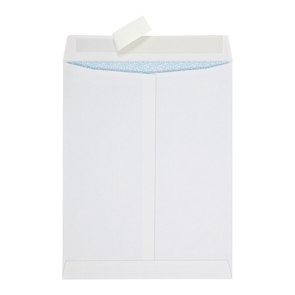 Quality Park Redi Strip Security Mailing Envelopes - Multipurpose - #13 1/2 - 10" Width x 13" Length - Peel Strip - White - 1 Box. Picture 4