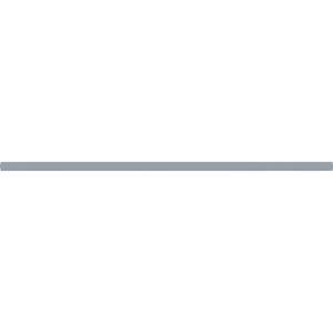 Lorell Double-wide Horizontal Panel Strip for Adaptable Panel System - 67" Width x 0.50" Depth x 1.80" Height - Aluminum - Silver - 1 Each. Picture 7
