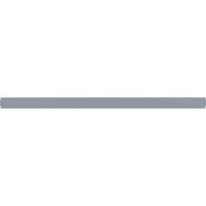 Lorell Single-Wide Horizontal Panel Strip for Adaptable Panel System - 33.12" Width x 0.50" Depth x 1.75" Height - Aluminum - Silver - 1 Each. Picture 3