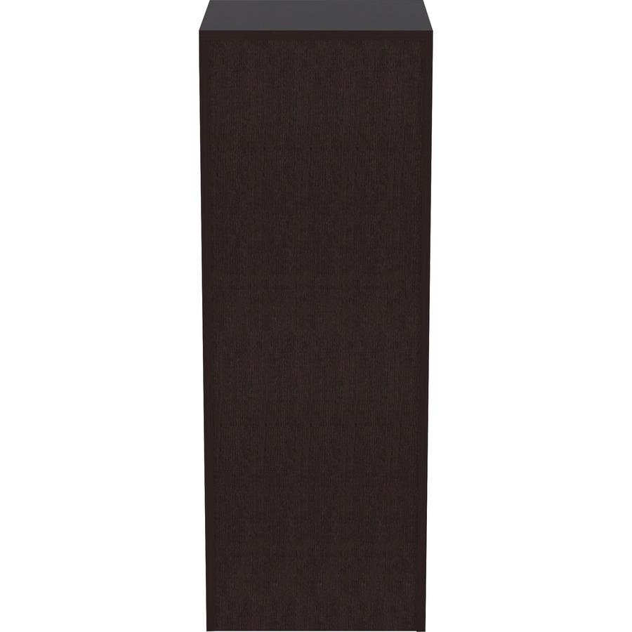 Lorell Essentials Series Tall Storage Cabinet - 65.6" Height x 23.6" Width x 23.6" Depth Cabinet - Total Drawer(s): 2 - 1 Door(s) - 2 Shelve(s) - Material: Laminate, Medium Density Fiberboard (MDF), P. Picture 5