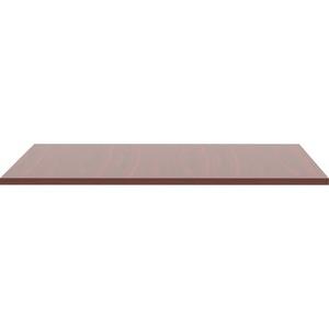 Lorell Revelance Conference Rectangular Tabletop - 71.6" x 47.3" x 1" x 1" - Material: Laminate - Finish: Mahogany. Picture 4