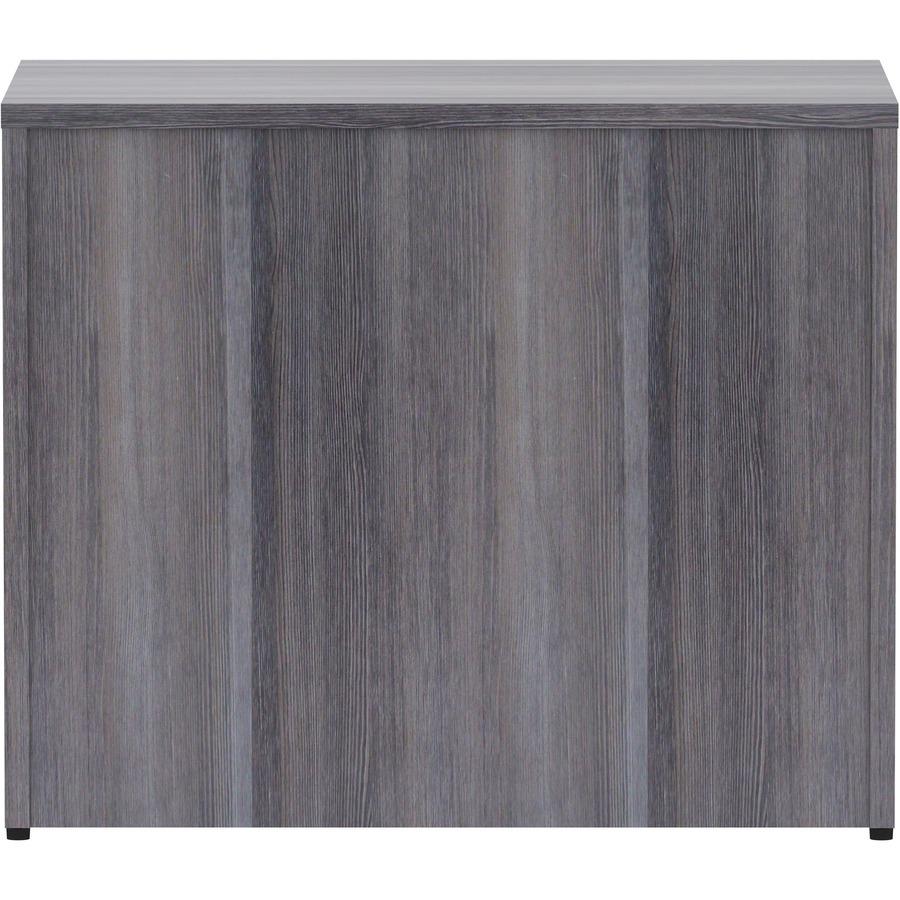 Lorell Essentials Series Box/Box/File Lateral File - 29.5" Height x 35.5" Width x 22" Depth Lateral File, 1" Thickness Top - Total Drawer(s): 4 - Finish: Weathered Charcoal Laminate - 1 Each. Picture 5