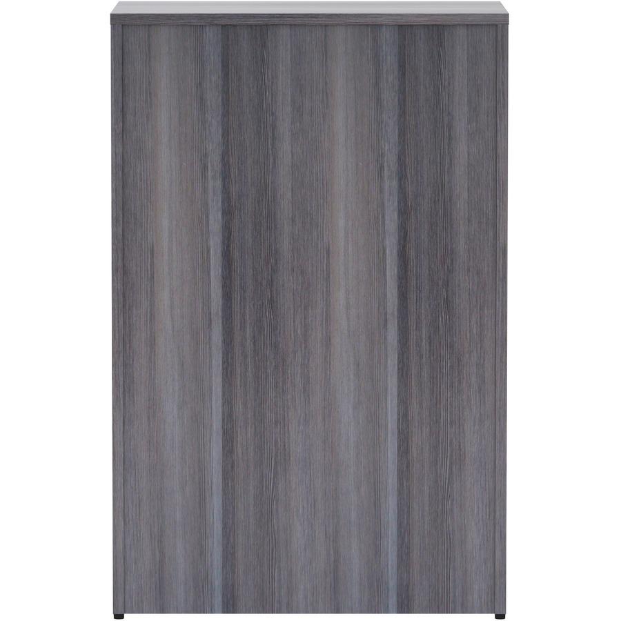 Lorell Essentials Series 4-Drawer Lateral File - 35.5" x 22"54.8" Lateral File, 1" Top - 4 x File Drawer(s) - Finish: Weathered Charcoal Laminate. Picture 5