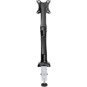 Lorell Mounting Arm for Monitor - Black - Height Adjustable - 1 Display(s) Supported - 14.30 lb Load Capacity - 75 x 75, 100 x 100 - 1 Each. Picture 2