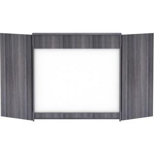 Lorell Dry-erase Whiteboard Presentation Cabinet - Hinged Door, Dry Erase Surface - 47.3" Height x 47.3" Width x 4.8" Depth - 1 Each. Picture 13