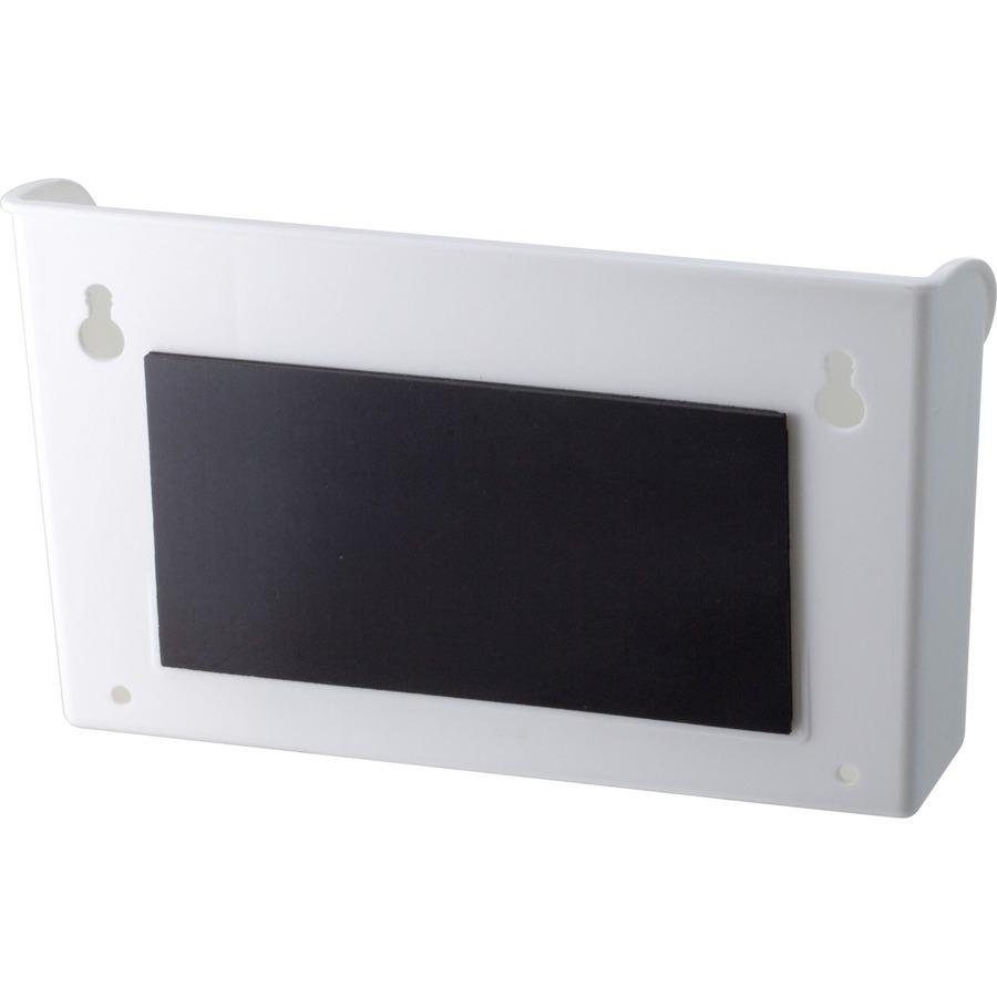 Officemate 92550 MagnetPlus Magnetic Organizer, White - 4.8" Height x 8" Width x 2.5" Depth, Magnetic, White, 1 Each. Picture 11