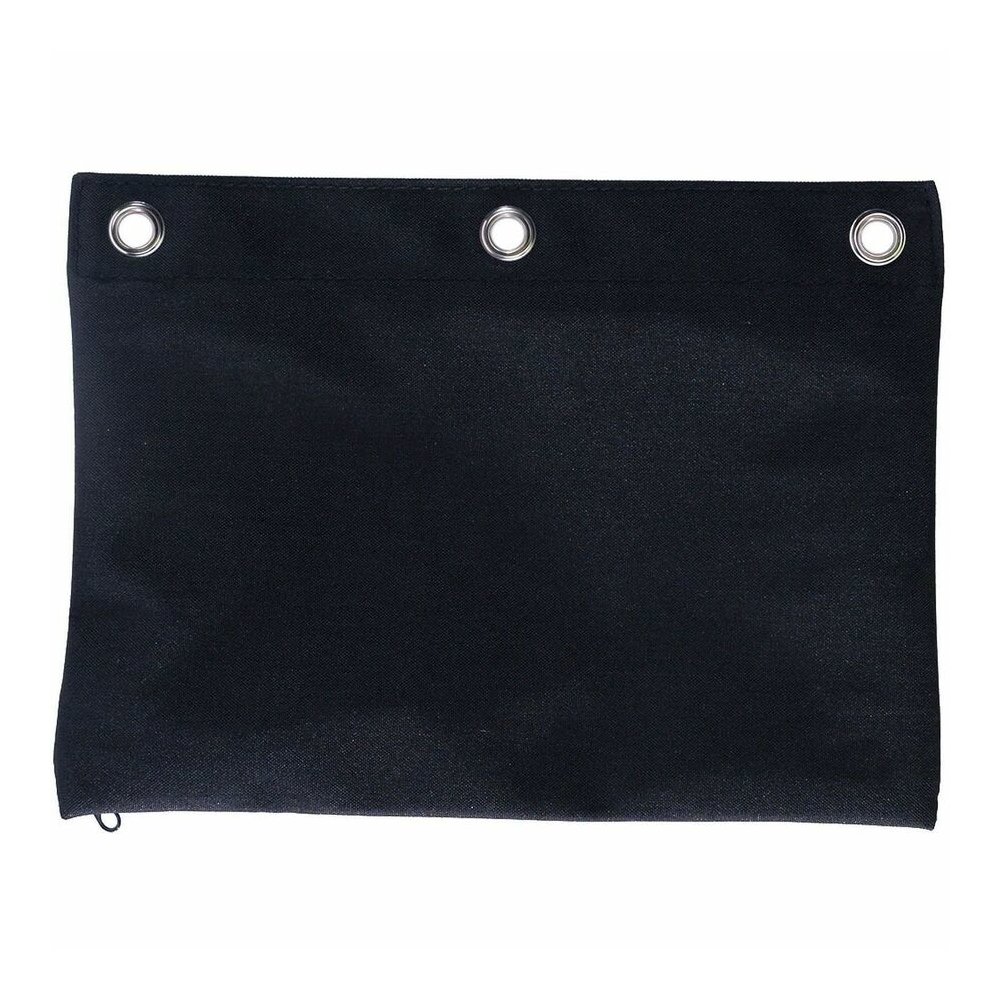 Business Source Binder Pencil Pouch - 10" Height x 7.4" Width - Black - 6 / Pack. Picture 8