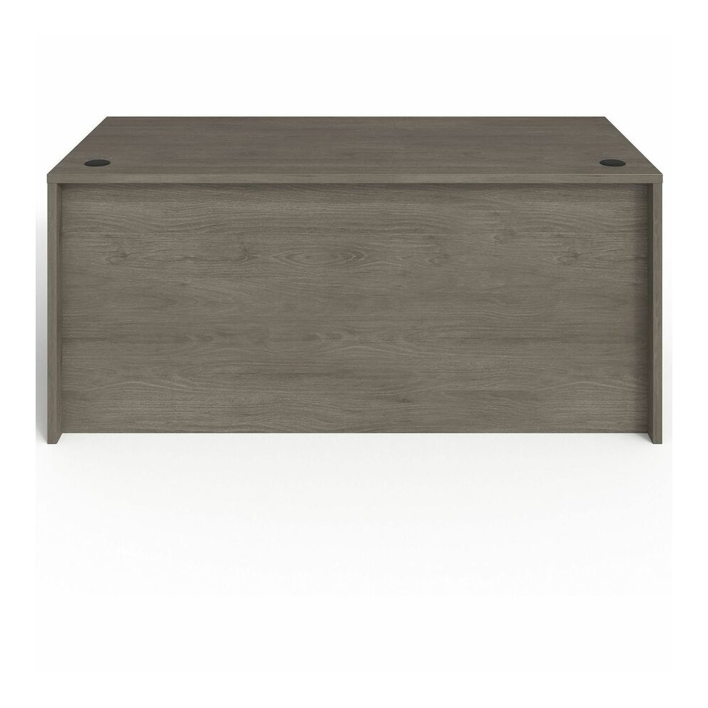 Lorell Prominence 2.0 Double-Pedestal Desk - Rectangle - 29" Height x 66" Width x 30" Depth, 1" Thickness Top - Total Drawer(s): 5 - Double Pedestal on Left/Right Side - Band Edge - Material: Particle. Picture 7