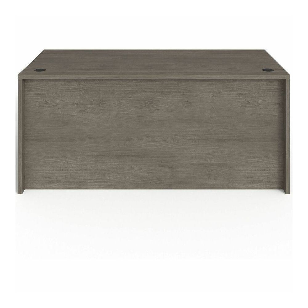 Lorell Prominence 2.0 Left-Pedestal Desk - Rectangle - 29" Height x 66" Width x 30" Depth, 1" Thickness Top - Total Drawer(s): 3 - Single Pedestal on Left Side - Band Edge - Material: Particleboard - . Picture 8
