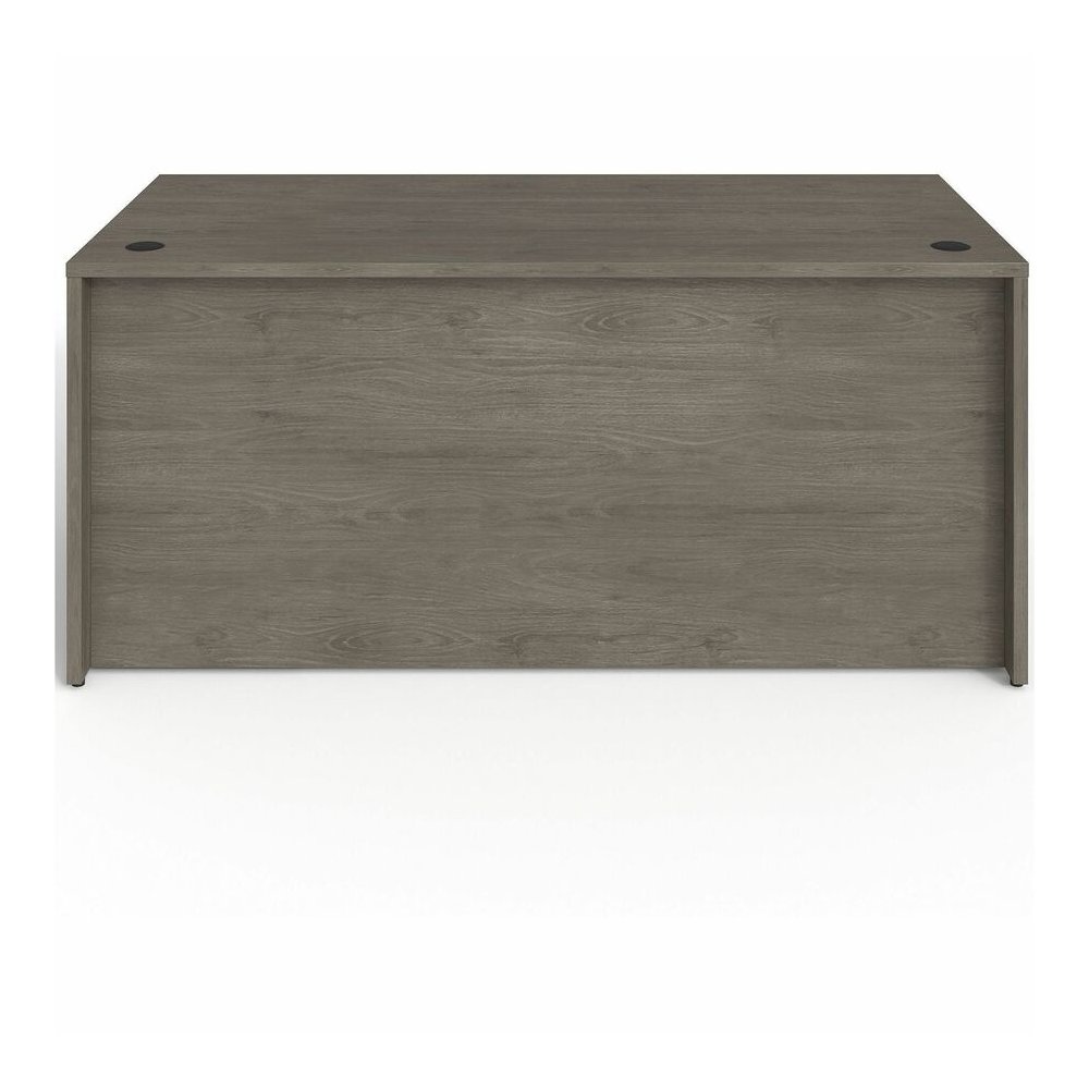 Lorell Prominence 2.0 Right-Pedestal Desk - Rectangle - 29" Height x 66" Width x 30" Depth, 1" Thickness Top - Total Drawer(s): 3 - Single Pedestal on Right Side - Band Edge - Material: Particleboard . Picture 7