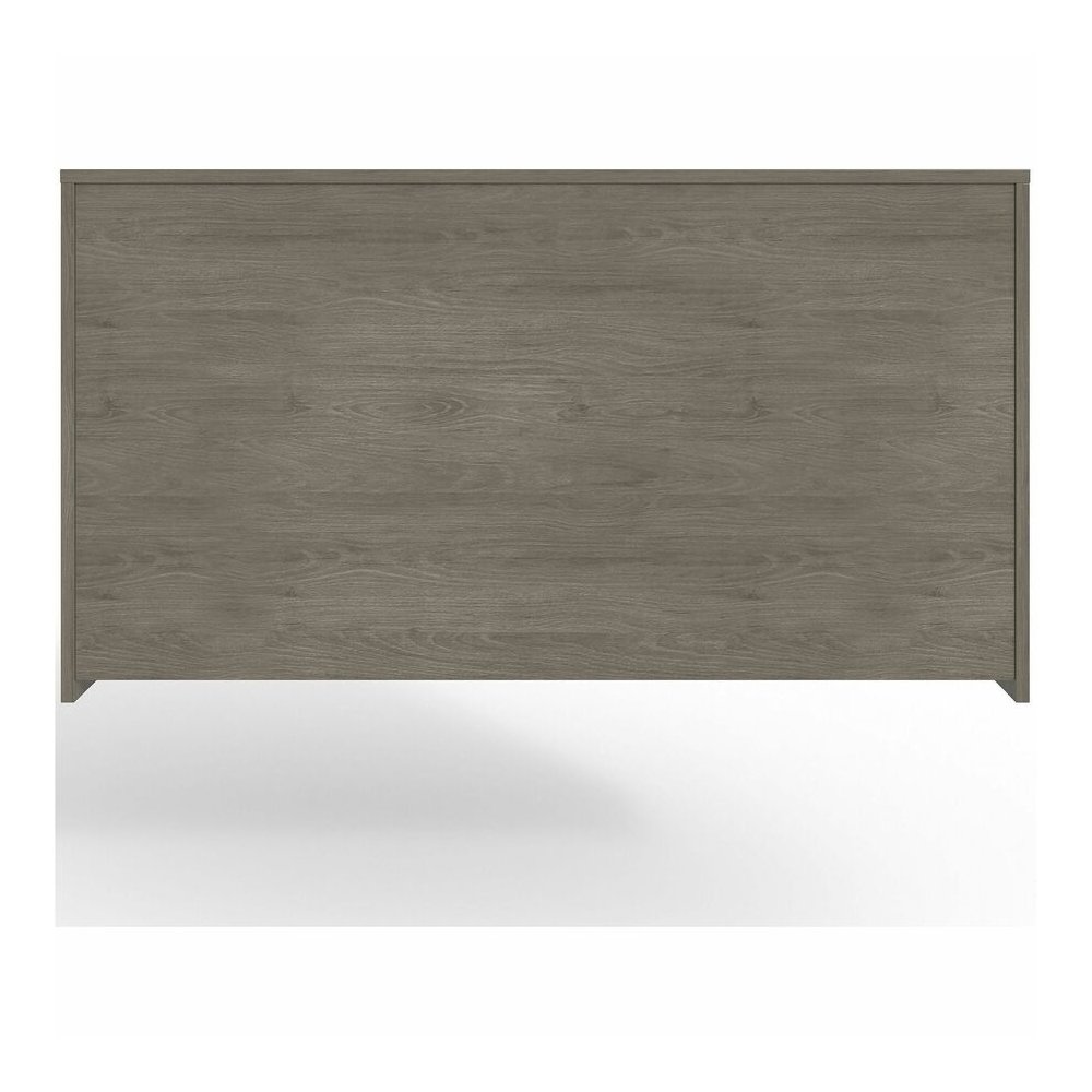 Lorell Prominence 2.0 Hutch - Rectangle - 39" Height x 72" Width x 16" Depth - 4 Door(s) - Material: Particleboard - Finish: Gray Elm, Thermofused Melamine (TFM), Laminate - Mar Resistant, Burn Resist. Picture 10