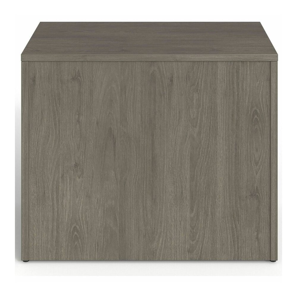 Lorell Prominence 2.0 Lateral File - Rectangle - 29" Height x 36" Width x 22" Depth, 1" Thickness Top, 0.1" Thickness Edge - Total Drawer(s): 2 - Band Edge - Material: Laminate - Finish: Gray Elm - Du. Picture 9
