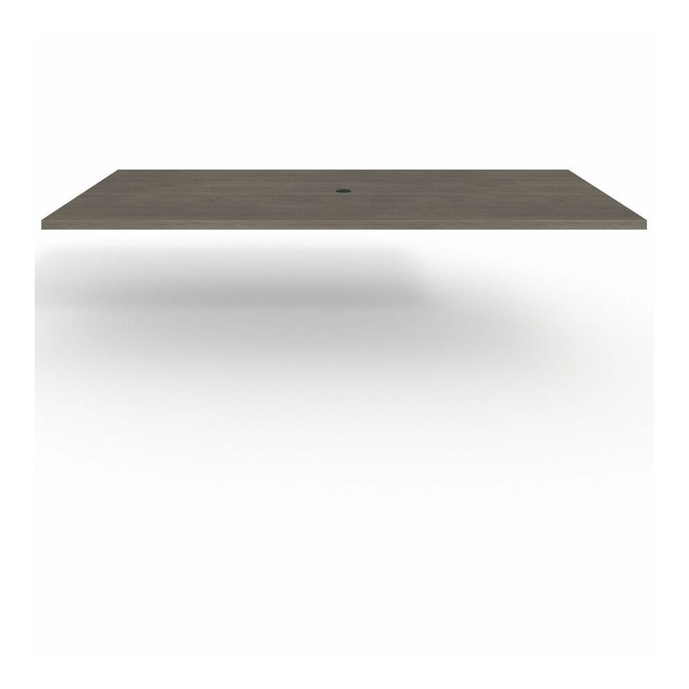 Lorell Prominence 2.0 Rectangular Conference Tabletop - Rectangle - 96" Width x 48" Depth, x 1.5" Thickness Top - Material: Particleboard - Finish: Gray Elm - Laminated, Durable, Mar Resistant, Burn R. Picture 8