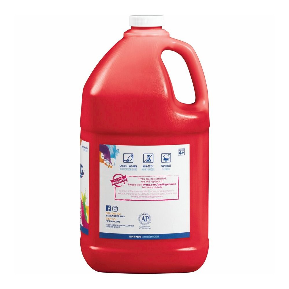 Prang Washable Tempera Paint - 1 Color(s) - Red - 1 gal - Washable - 1 Each. Picture 6