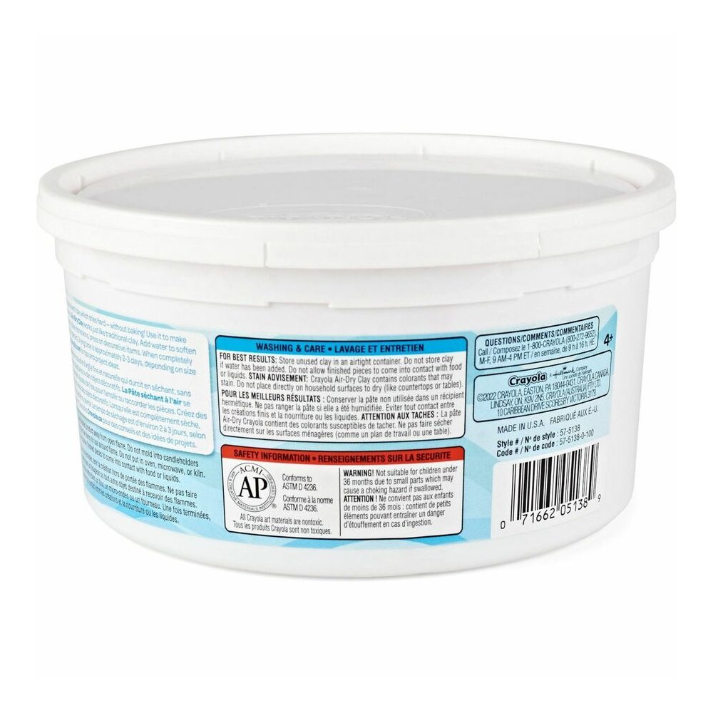 Crayola Air-Dry Clay - Art, Classroom, Art Room - Red - 1 Each. Picture 9