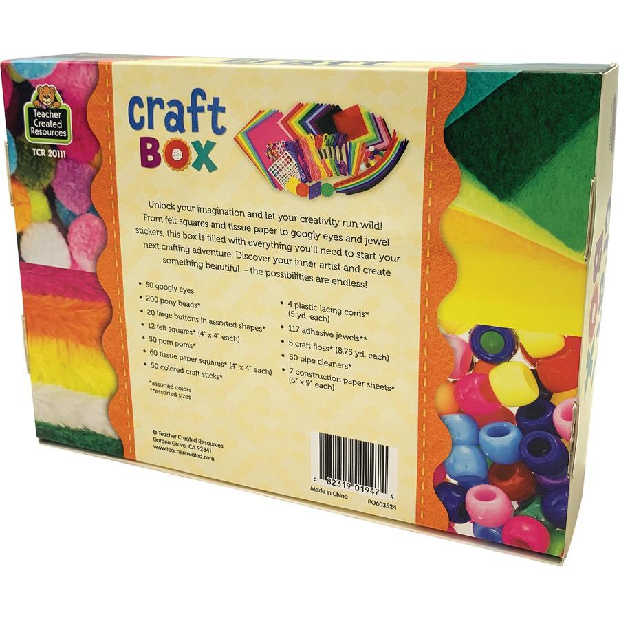 Teacher Created Resources Craft Box - Crafting, Artwork - 600 Piece(s) - Multi - Felt - 1 Each. Picture 4