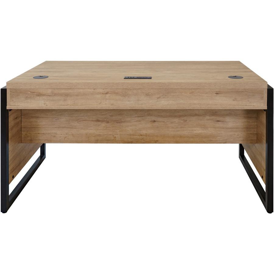 Mason Modern Wood Laminate Office Desk. Picture 5