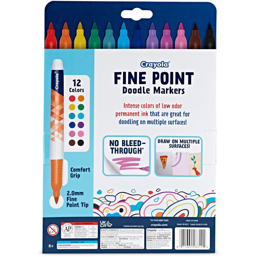 Crayola Doodle Markers - Multicolor Ink - 1 Pack. Picture 7