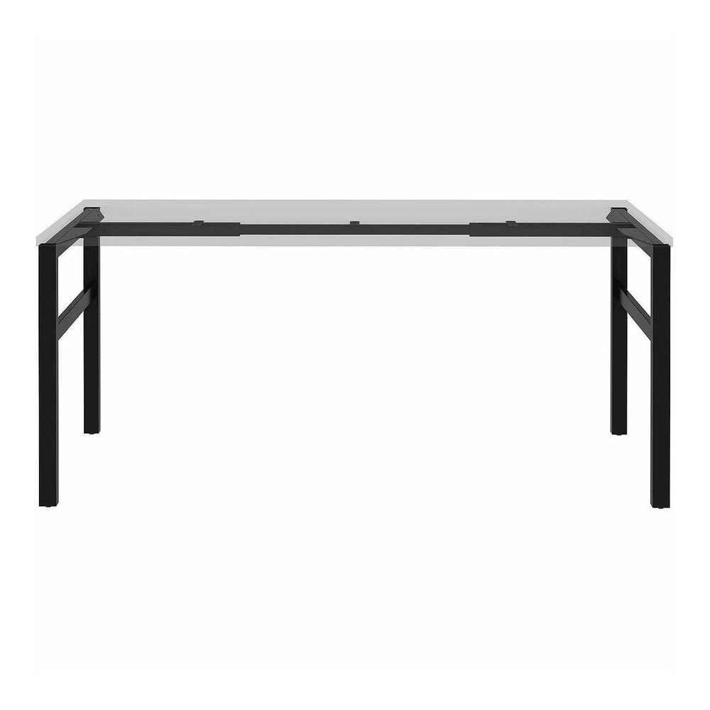 Lorell Table Base - Powder Coated H-shaped, Black Base - 28.50" Height x 71.60" Width x 23.20" Depth - Metal Base Material - 1 Each. Picture 11