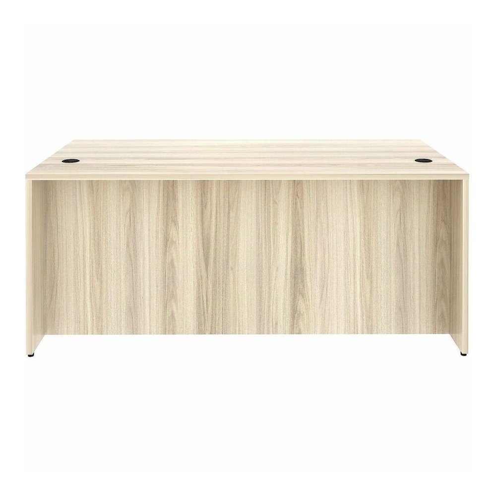 Lorell Essentials Retangular Desk Shell - 29.50" Height x 70.90" Width x 35.40" Depth - Assembly Required - Modern Elm - 1 Each. Picture 8