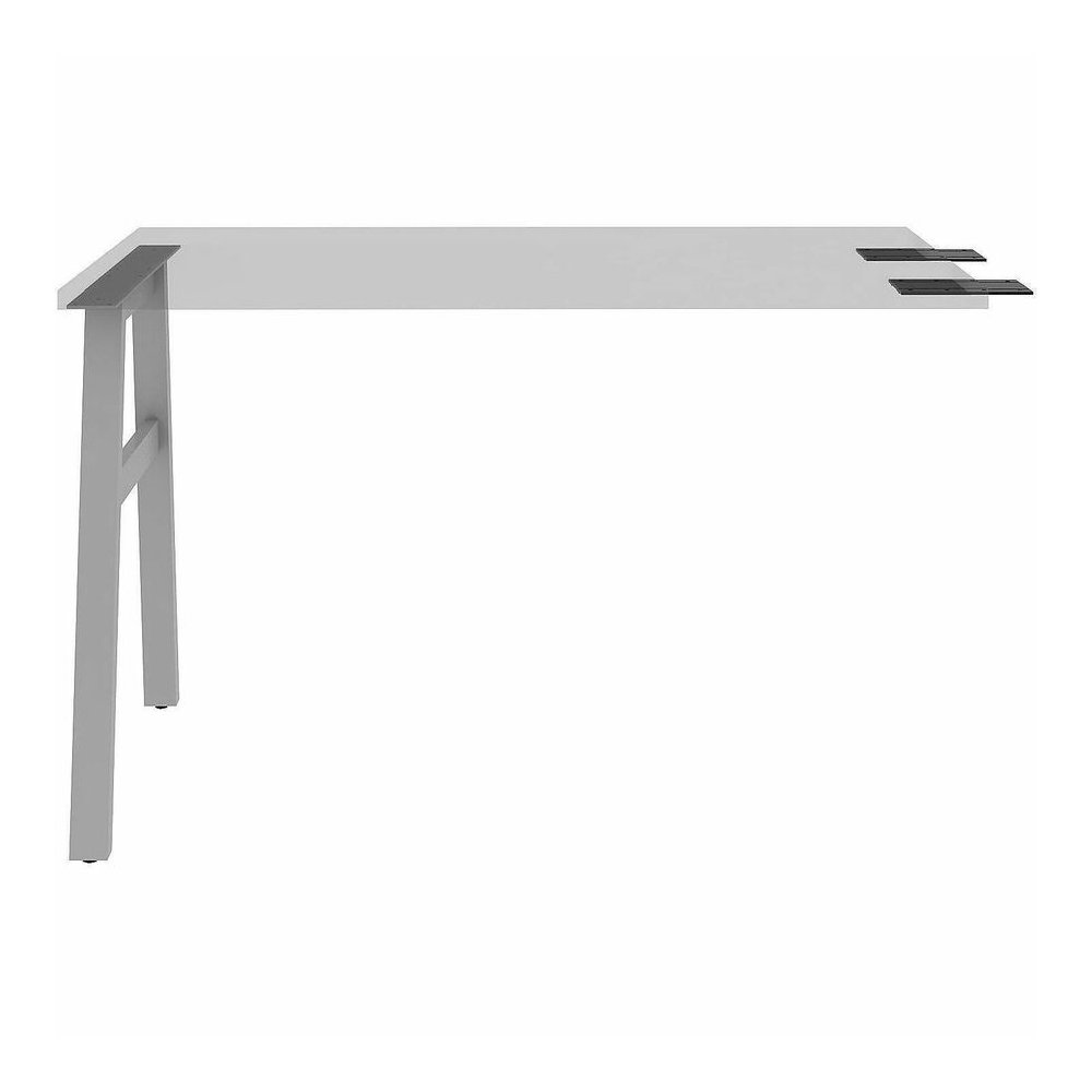 Lorell Adjustable Table Leg Bases & Returns - Assembly Required - Silver - 1 / Each. Picture 10